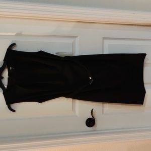 Mossimo Short Sleeve Belted Black Dress NWT Size 6
